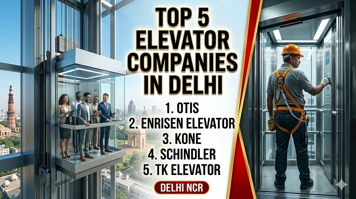 Top 5 Elevator Companies in Delhi