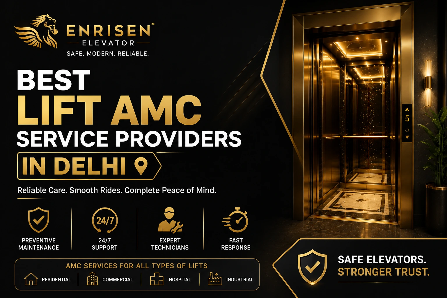 Best Lift AMC Service Providers in Delhi