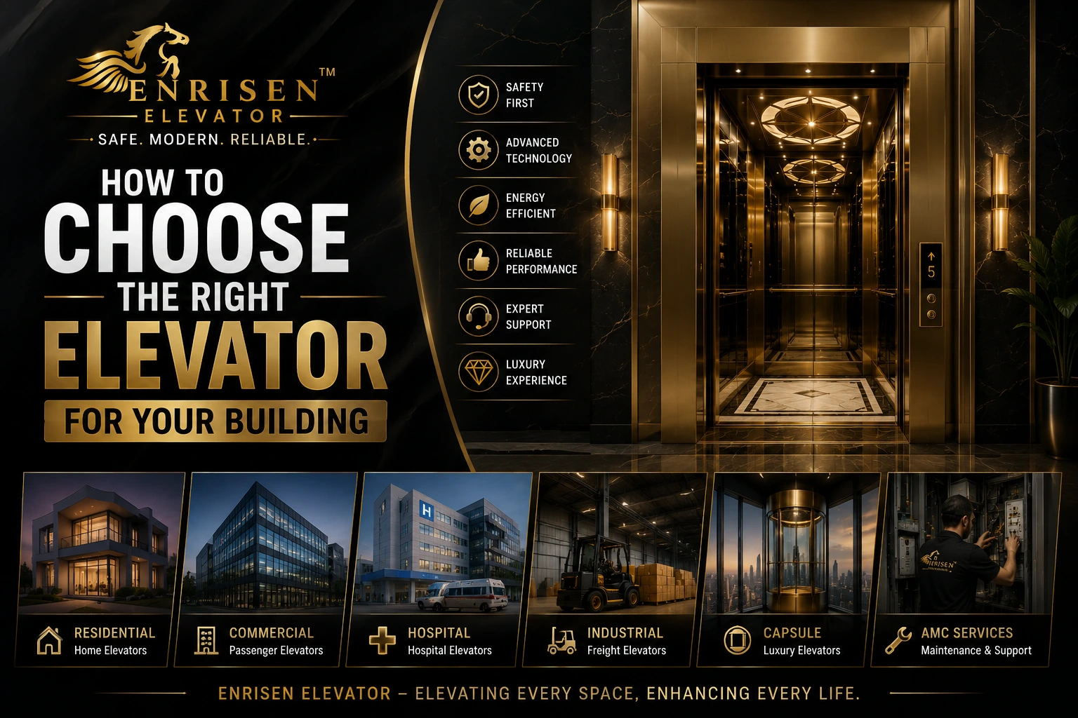 How to choose right elevator for your building